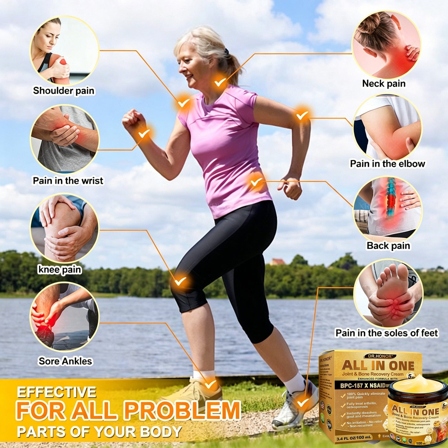 DR.HONOR® All-In-One Joint & Bone Recovery Cream 🇺🇸(Specially for older adults)