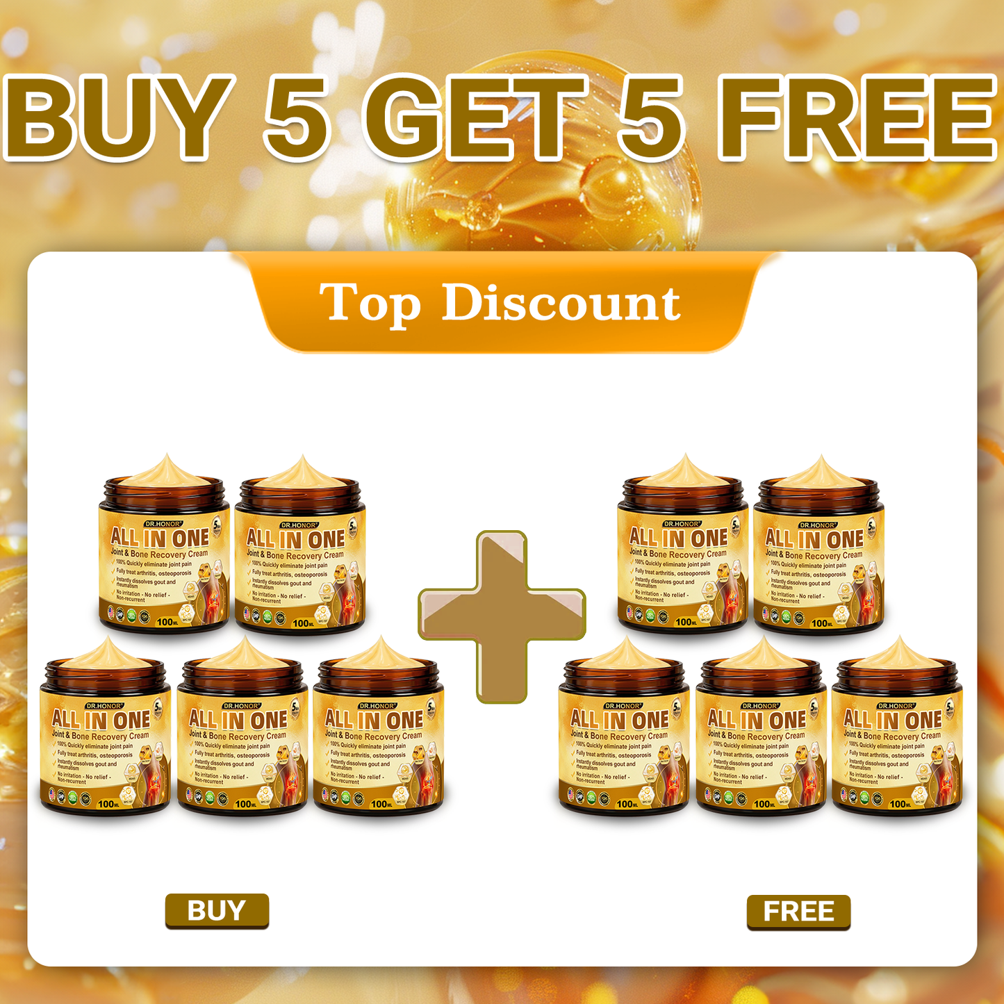 DR.HONOR® All-In-One Joint & Bone Recovery Cream 🇺🇸(Specially for older adults)