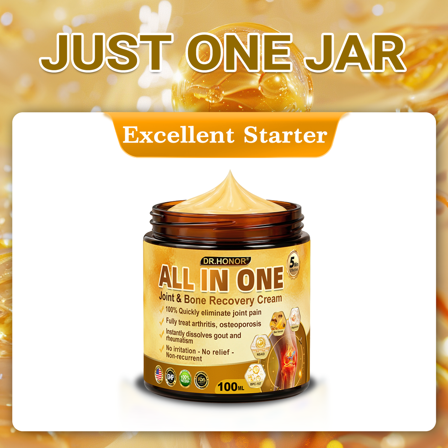 DR.HONOR® All-In-One Joint & Bone Recovery Cream 🇺🇸(Specially for older adults)