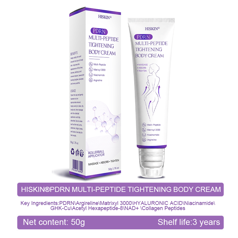 FDA Official: HISKIN® PDRN Multi-Peptide Massaging Body Roller Cream- Anti-aging, Hydrating, Skin Firming & Lifting, Skin Repair, Even Tone, Acne and Dark Spot Treatment, Wart and Mole Removal, and Psoriasis Relief.